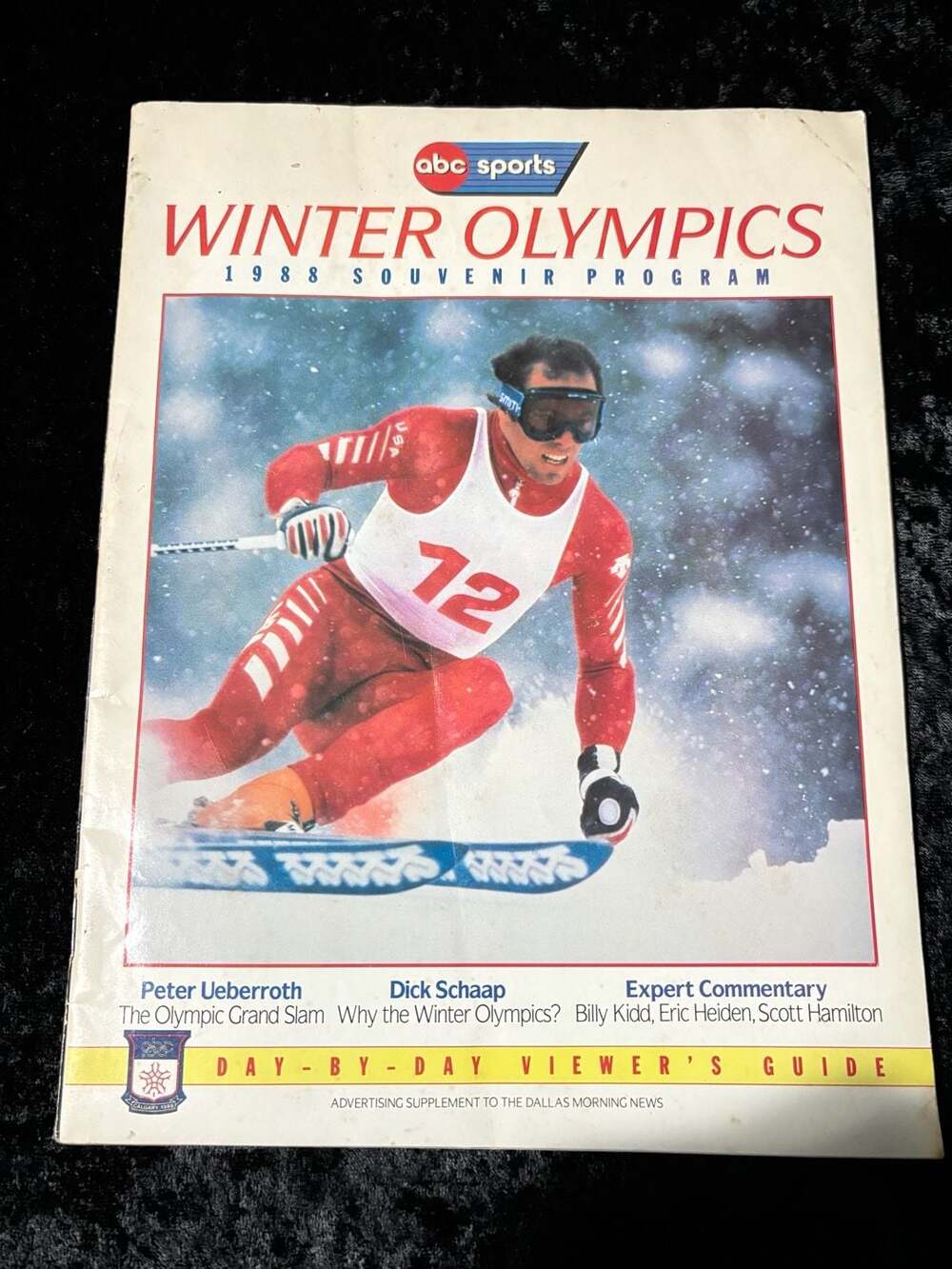 1988 ABC Sports Winter Olympics Souvenir Program Calgary